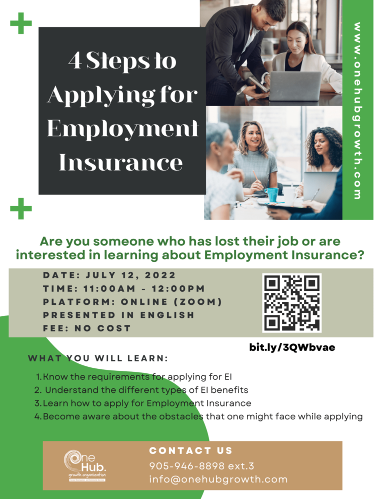 4 Steps to Applying for Employment Insurance - OneHub. Growth